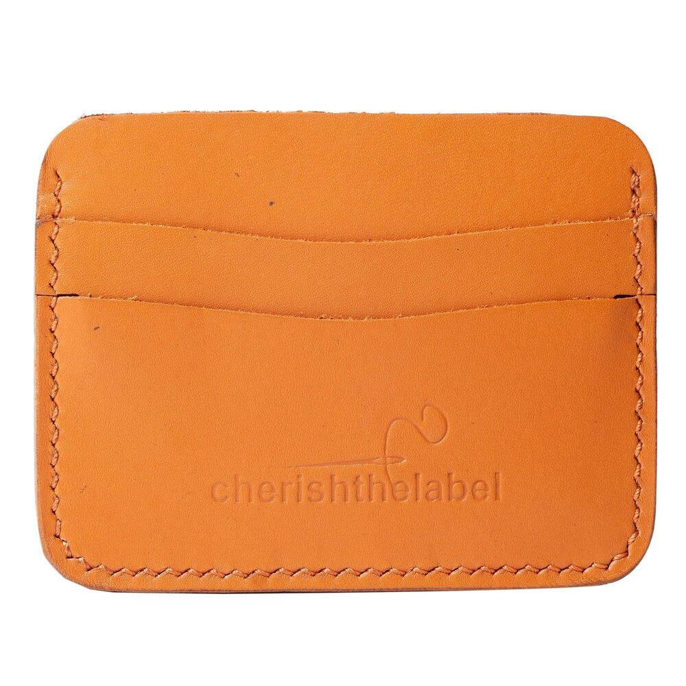 2225 Minimalist Leather Card Holder Slim Front Pocket Wallet